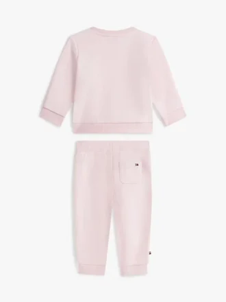 Set maglione e pantaloni con logo Tommy per neonati