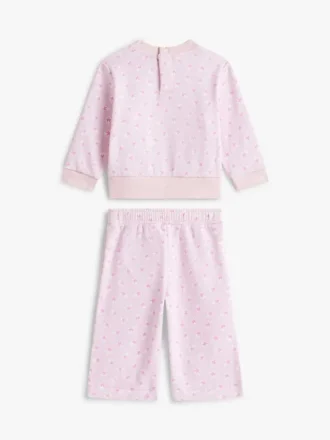 Set per neonati composto da top con stelle e pantaloni a gamba larga