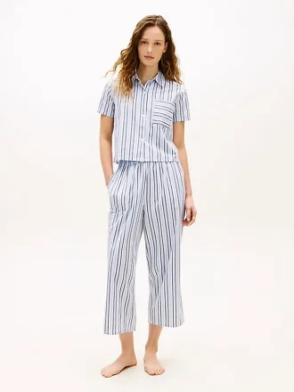 Set pigiama con camicia corta e pantaloni
