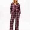 Set pigiama con camicia e pantaloni in flanella Set pigiama con camicia e pantaloni in flanella