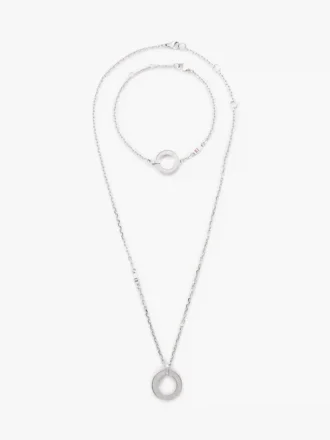 Set regalo con collana e bracciale Shimmer