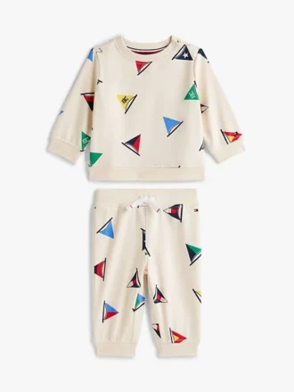 Set top e pantaloni con bandiera da vela per neonati