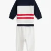 Set top e pantaloni jogger a blocchi di colore per neonati Set top e pantaloni jogger a blocchi di colore per neonati