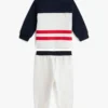 Set top e pantaloni jogger a blocchi di colore per neonati Set top e pantaloni jogger a blocchi di colore per neonati