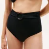Slip bikini a vita alta con anello Slip bikini a vita alta con anello