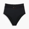 Slip bikini a vita alta con anello Slip bikini a vita alta con anello