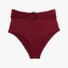 Slip bikini a vita alta con anello Slip bikini a vita alta con anello