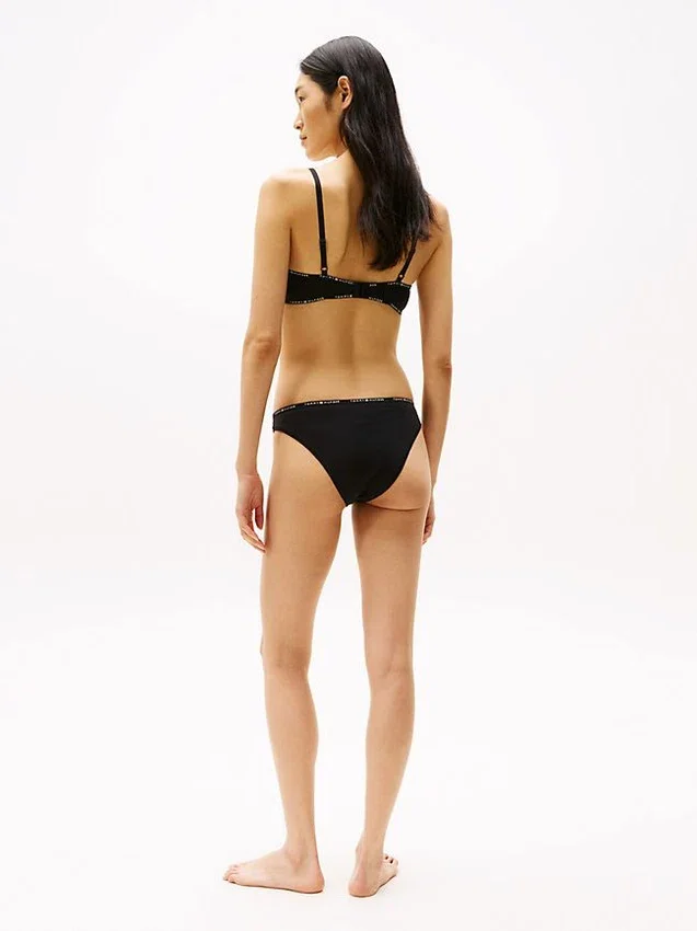 Slip bikini cheeky con logo ripetuto Slip bikini cheeky con logo ripetuto