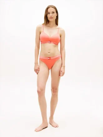 Slip bikini classico in cotone elasticizzato