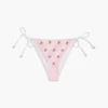Slip bikini con monogramma sui pantaloni Slip bikini con monogramma sui pantaloni