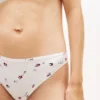 Slip bikini in jersey con stampa floreale Slip bikini in jersey con stampa floreale