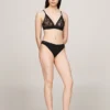 Slip bikini in maglia con pizzo Slip bikini in maglia con pizzo