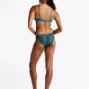 Slip bikini in maglia con pizzo Slip bikini in maglia con pizzo