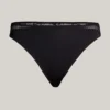 Slip bikini in maglia con pizzo Slip bikini in maglia con pizzo