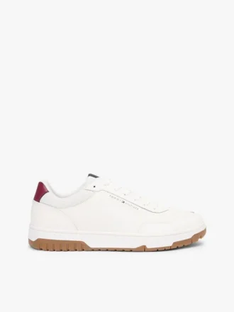 Sneaker basse in misto pelle
