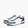 Sneaker basse in misto pelle
