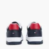 Sneaker basse in misto pelle