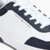Sneaker basse in misto pelle