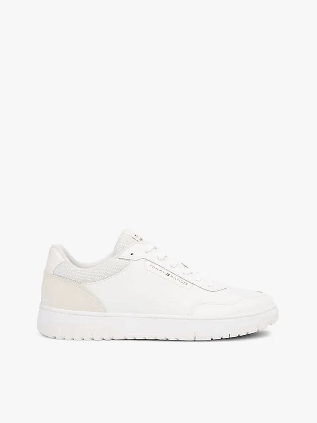 Sneaker basse in pelle e pelle scamosciata Sneaker basse in pelle e pelle scamosciata