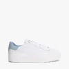 Sneaker con plateau in misto pelle Sneaker con plateau in misto pelle