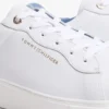 Sneaker con plateau in misto pelle Sneaker con plateau in misto pelle