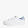 Sneaker con plateau in misto pelle Sneaker con plateau in misto pelle