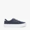 Sneaker con plateau in tela Sneaker con plateau in tela