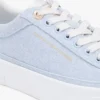 Sneaker con plateau in tela Sneaker con plateau in tela