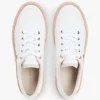Sneaker con plateau in tela a texture mista Sneaker con plateau in tela a texture mista