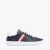 Sneaker con suola a cono in pelle a righe Sneaker con suola a cono in pelle a righe