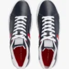 Sneaker con suola a cono in pelle a righe Sneaker con suola a cono in pelle a righe