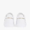 Sneaker con suola a cono in pelle e striscia in tessuto Sneaker con suola a cono in pelle e striscia in tessuto