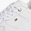 Sneaker con suola a cono in pelle liscia Sneaker con suola a cono in pelle liscia