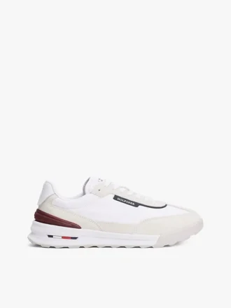 Sneaker da corsa classica in pelle scamosciata
