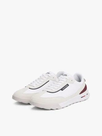 Sneaker da corsa classica in pelle scamosciata