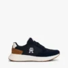 Sneaker da corsa in misto pelle scamosciata Sneaker da corsa in misto pelle scamosciata