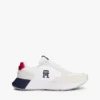 Sneaker da corsa in misto pelle scamosciata Sneaker da corsa in misto pelle scamosciata