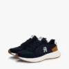 Sneaker da corsa in misto pelle scamosciata Sneaker da corsa in misto pelle scamosciata