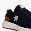 Sneaker da corsa in misto pelle scamosciata Sneaker da corsa in misto pelle scamosciata