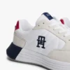 Sneaker da corsa in misto pelle scamosciata Sneaker da corsa in misto pelle scamosciata