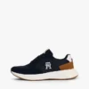 Sneaker da corsa in misto pelle scamosciata Sneaker da corsa in misto pelle scamosciata
