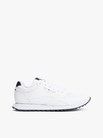 Sneaker da corsa in mix di pelle