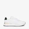 Sneaker da corsa in pelle con dettagli metallici Sneaker da corsa in pelle con dettagli metallici
