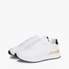 Sneaker da corsa in pelle con dettagli metallici Sneaker da corsa in pelle con dettagli metallici