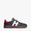 Sneaker da skater con logo Hilfiger in mix di materiali Sneaker da skater con logo Hilfiger in mix di materiali