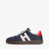 Sneaker da skater con logo Hilfiger in mix di materiali Sneaker da skater con logo Hilfiger in mix di materiali