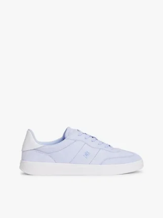 Sneaker da skater in pelle e pelle scamosciata