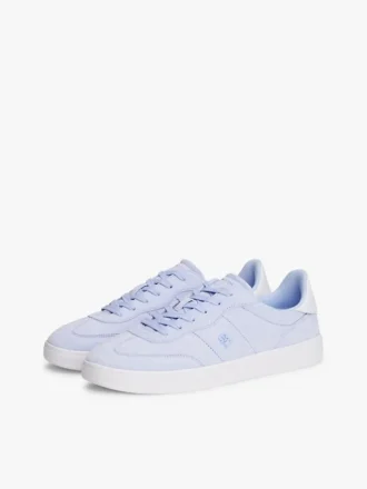 Sneaker da skater in pelle e pelle scamosciata