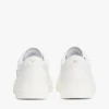 Sneaker da tennis con plateau in pelle Sneaker da tennis con plateau in pelle