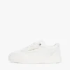Sneaker da tennis con plateau in pelle Sneaker da tennis con plateau in pelle